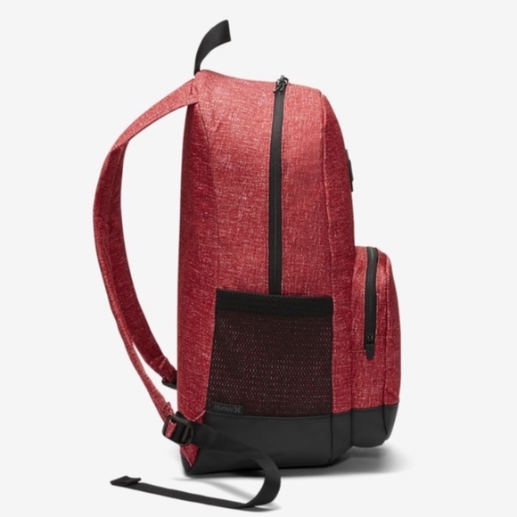 HURLEY Blockade Heathered Backpack - Gym Red - Picture 2 of 4